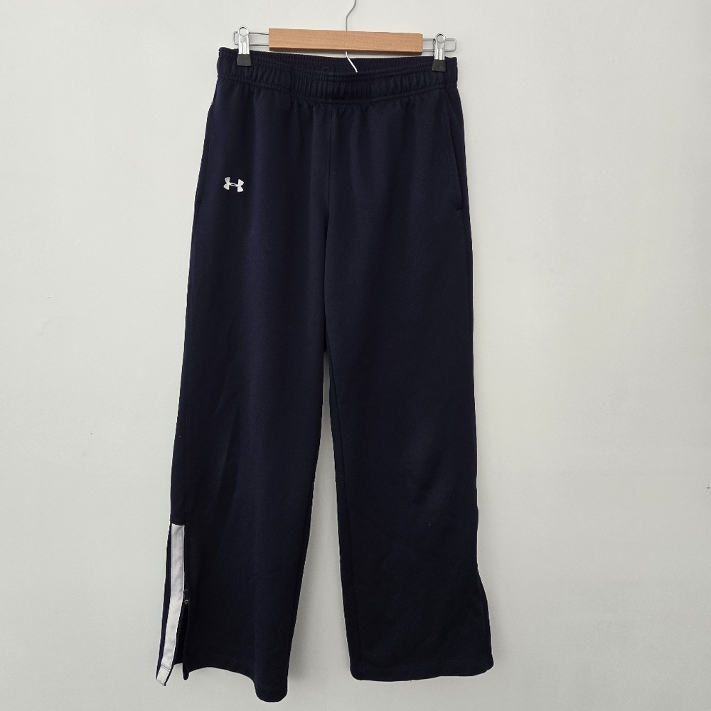 Men’s Under Armour Loose Fit Running, Lounge, or Track Pants Size Small -Navy